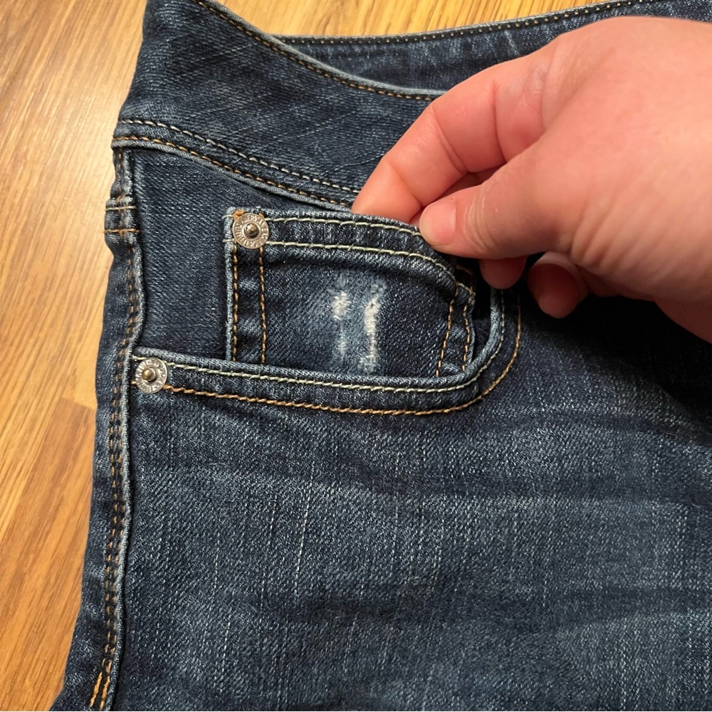 American Eagle Outfitters Dark Grayish blue  Jean Shorts - Picture 9 of 13
